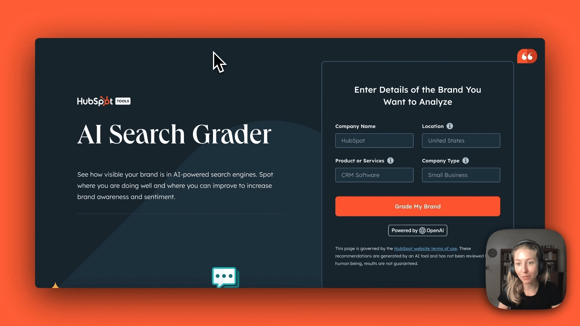 HubSpot - AI Search Grader