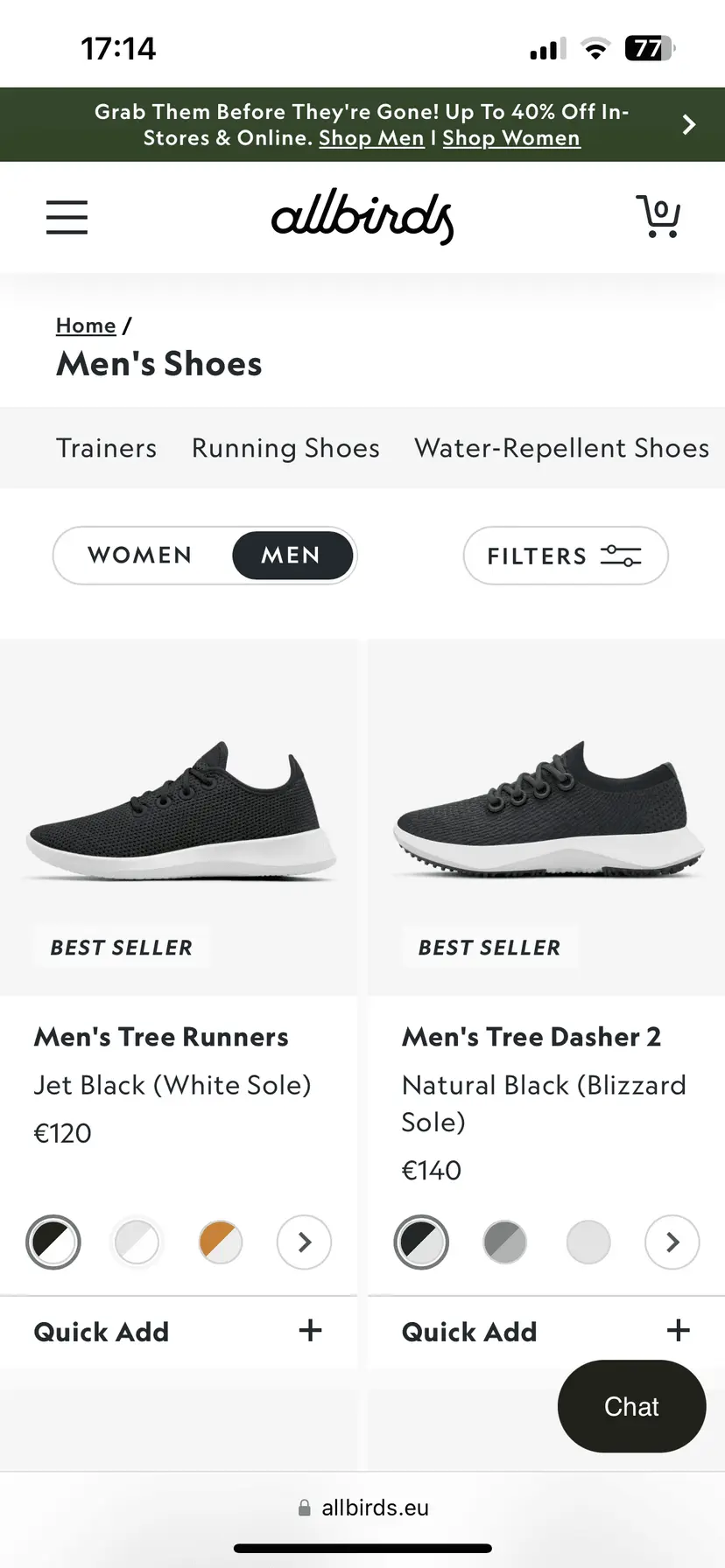 Allbirds Shopify 無頭示例