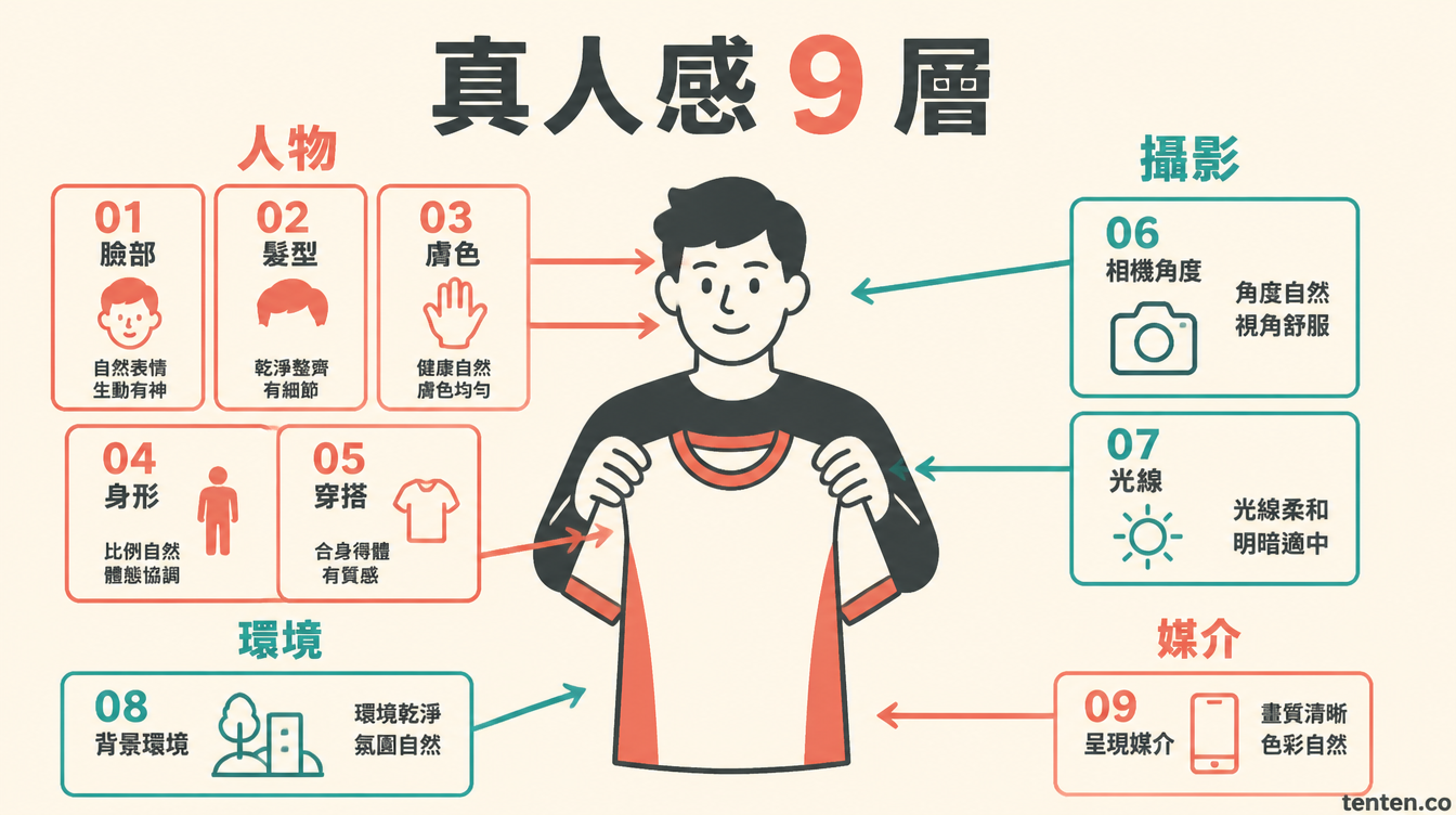 真人感 9 層