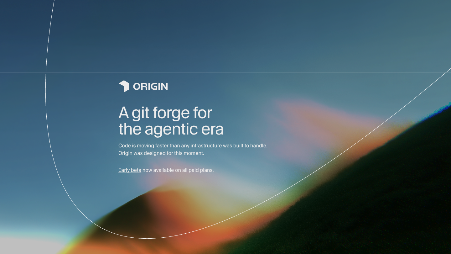 Cursor Origin official landing page showing early beta access for paid plans.