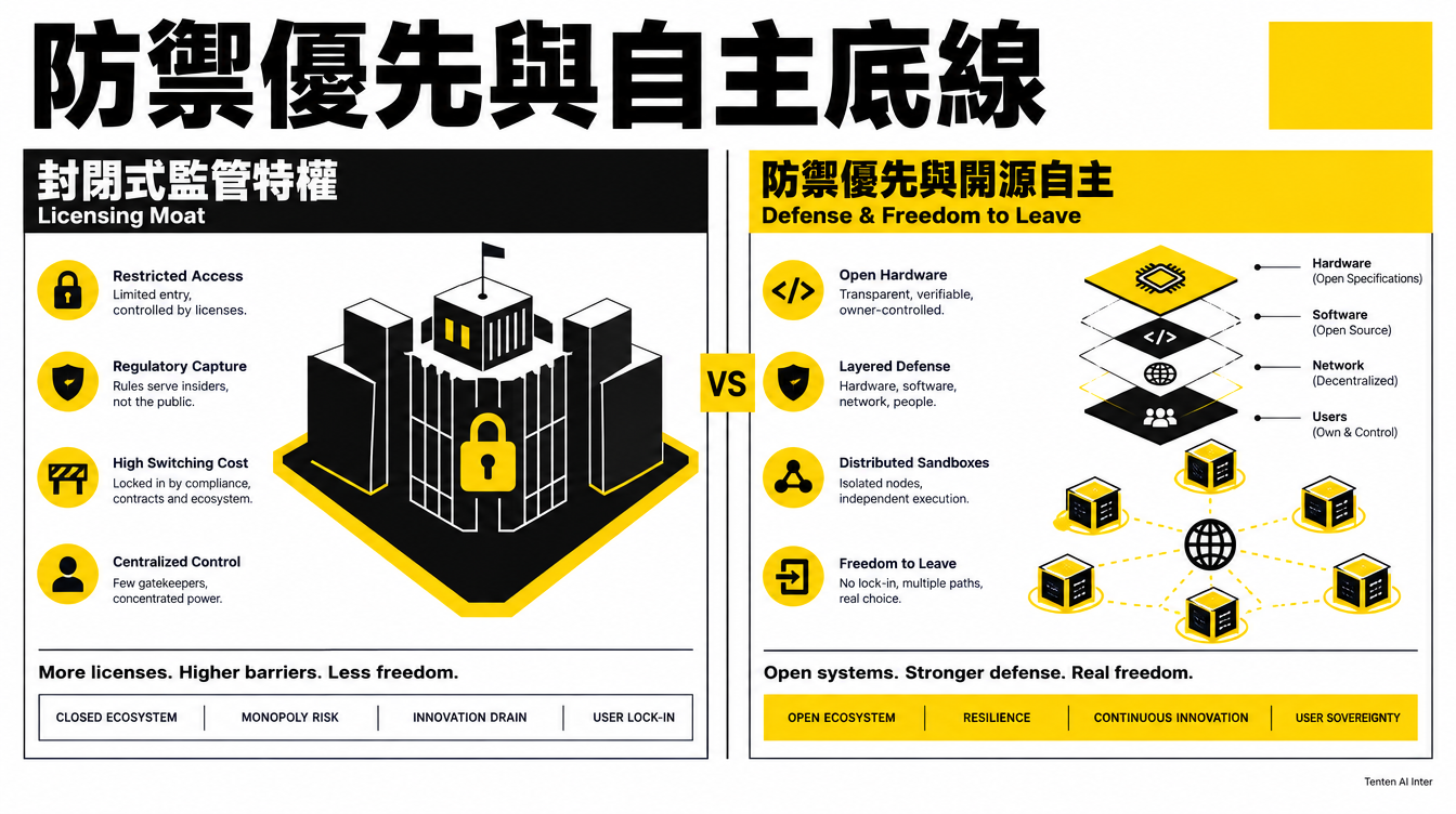 防禦優先於限制原則與開源權重模型在 AI 安全研究中的戰略防護價值