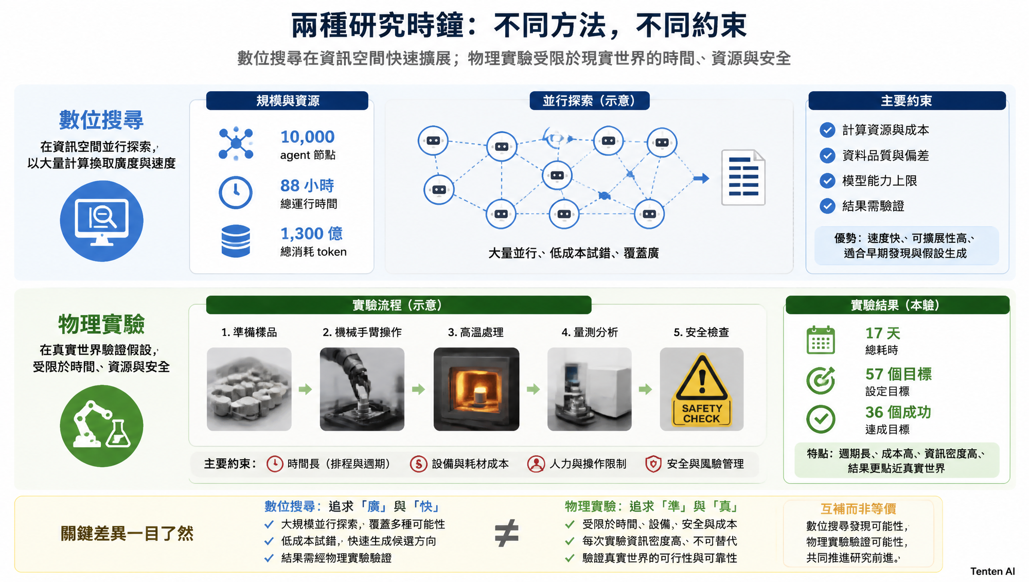 數位研究與自主實驗室的速度差異