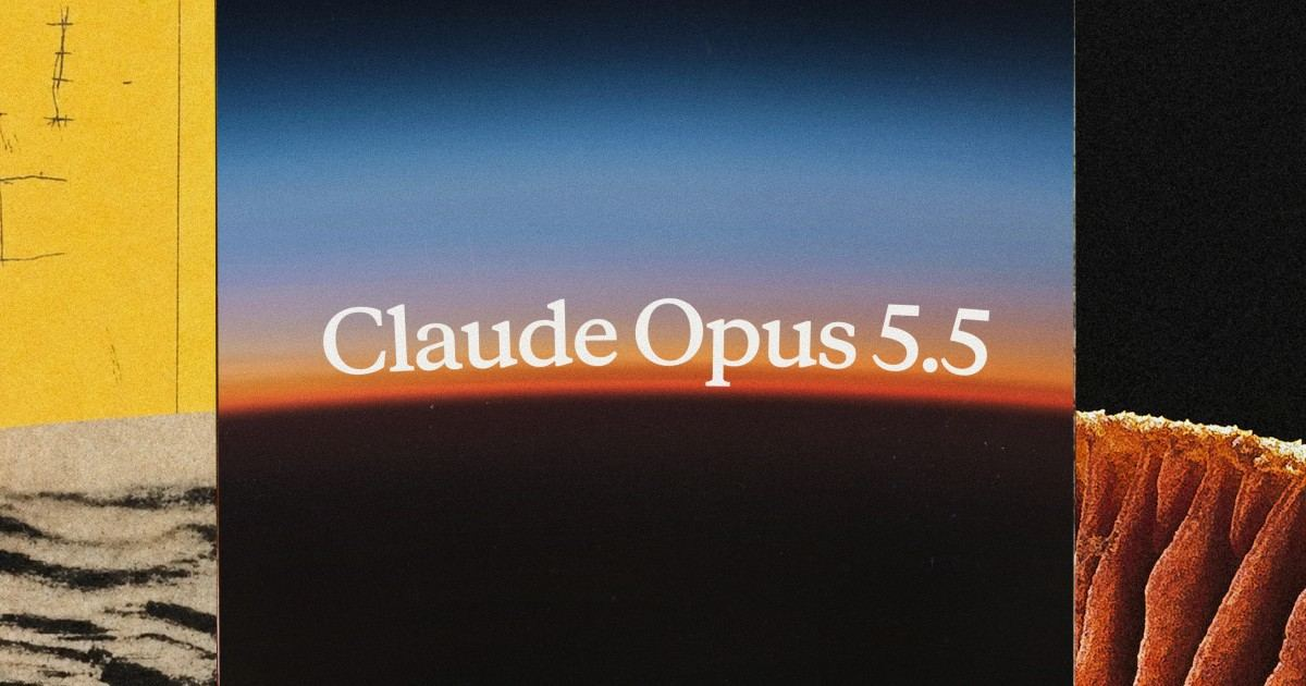 Anthropic 官方 Claude Opus 5.5 發表主視覺