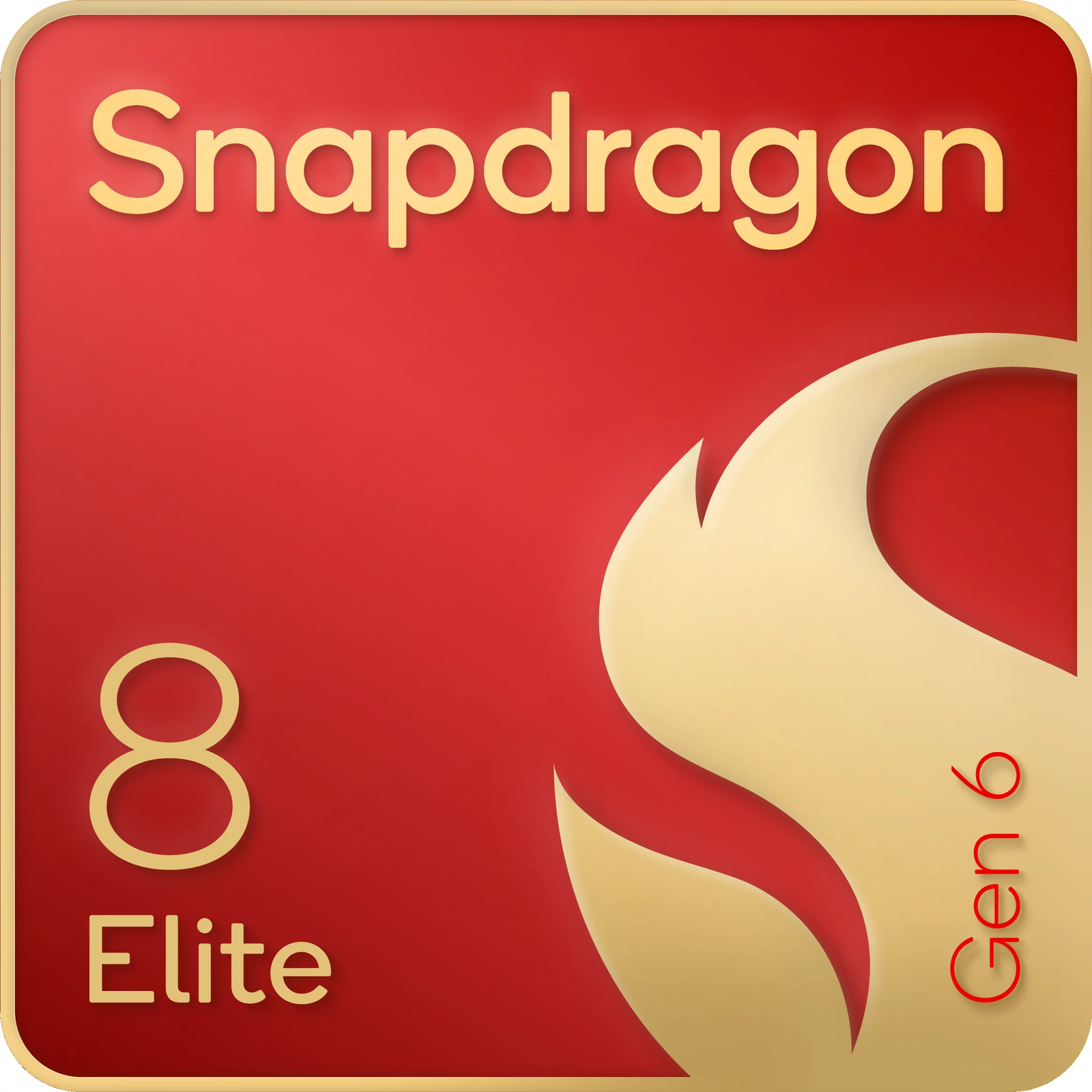 高通官方 Snapdragon 8 Elite Gen 6 晶片標誌