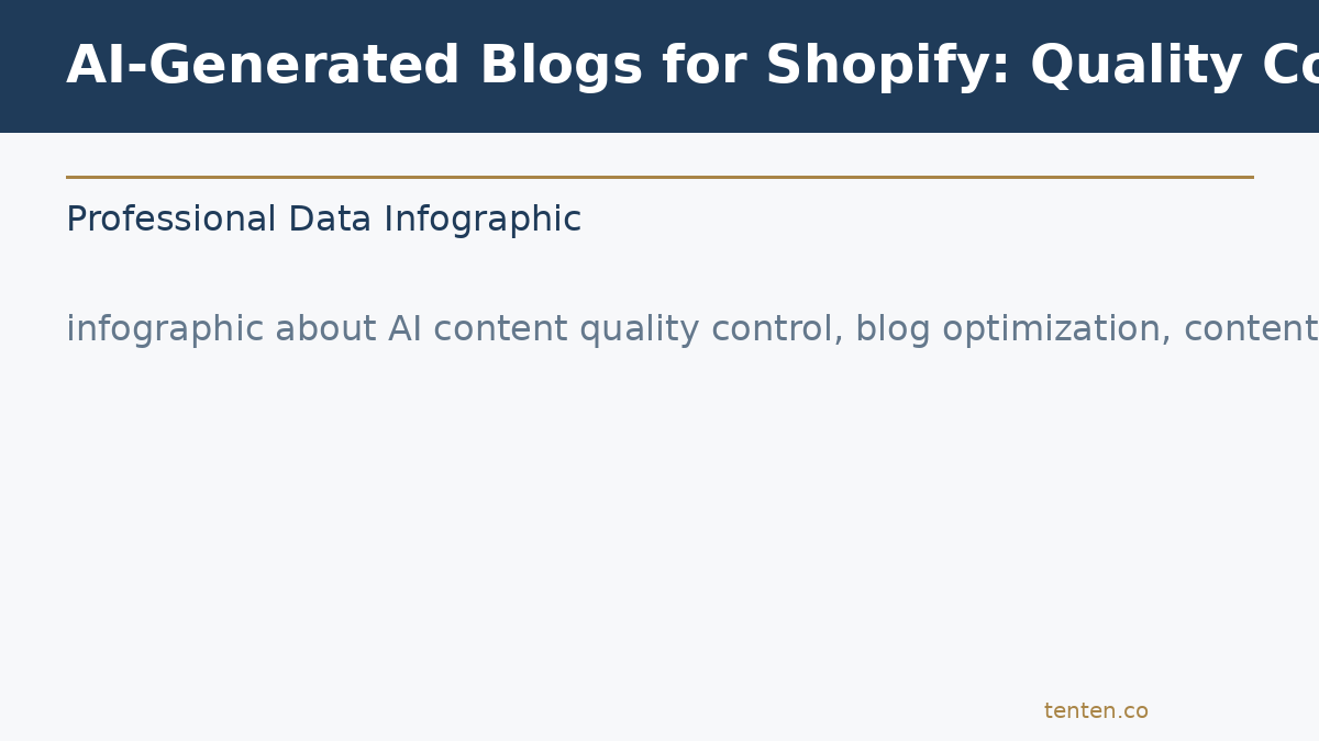 Infographic: AI blog content Shopify