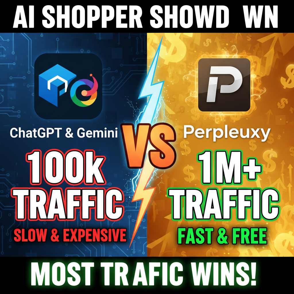 ChatGPT vs Perplexity vs Google Gemini: Which AI Shopper Sends the Most Traffic?