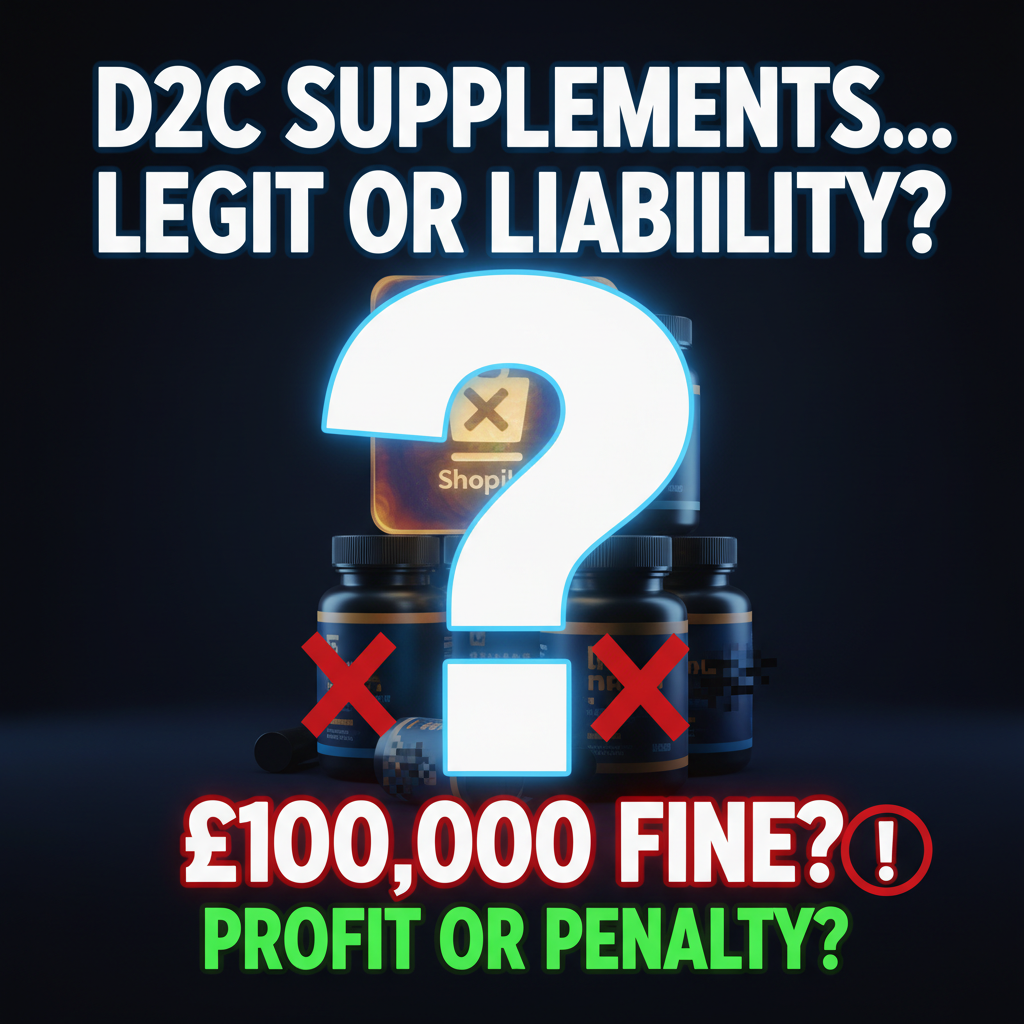 D2C Supplements on Shopify: Compliance, Claims & Conversions