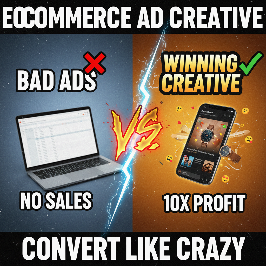 Ecommerce Ad Creative That Converts: Formats, Hooks, and Testing Frameworks