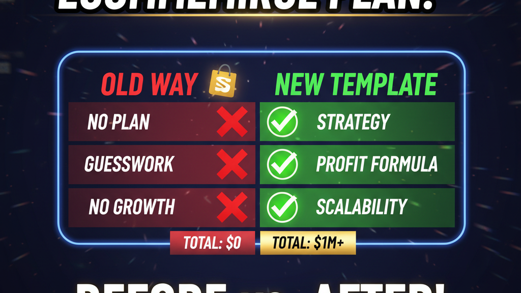 Ecommerce Business Plan Template for Shopify Entrepreneurs