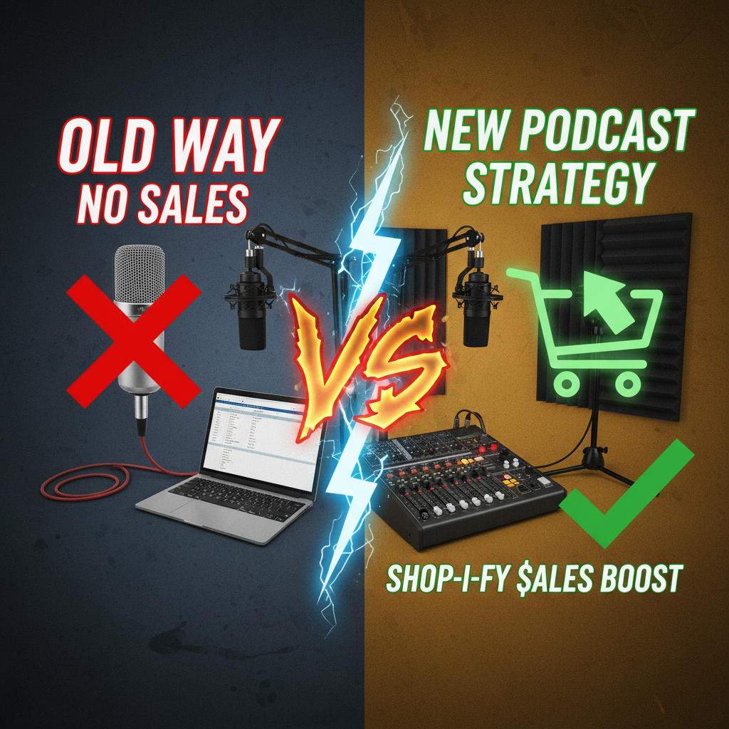 Podcast Strategy for Shopify Brands: Audio Content That Drives Sales
