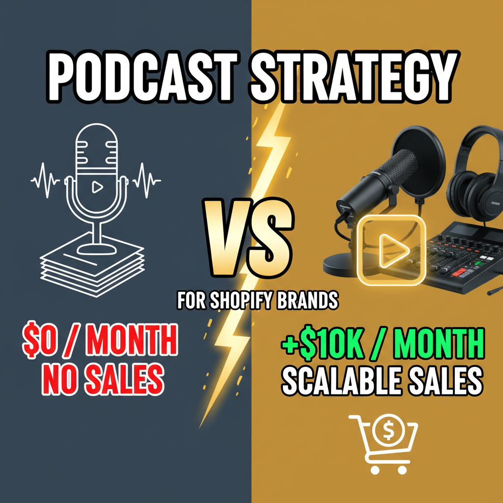 Podcast Strategy for Shopify Brands: Audio Content That Drives Sales
