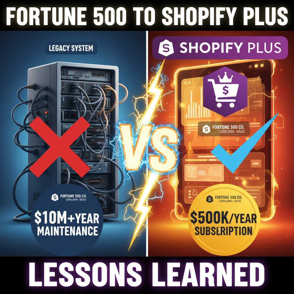 How a Fortune 500 Moved to Shopify Plus: Lessons Learned