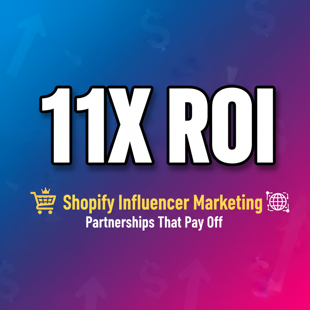 Influencer Marketing for Shopify: ROI-Driven Partnership Strategies