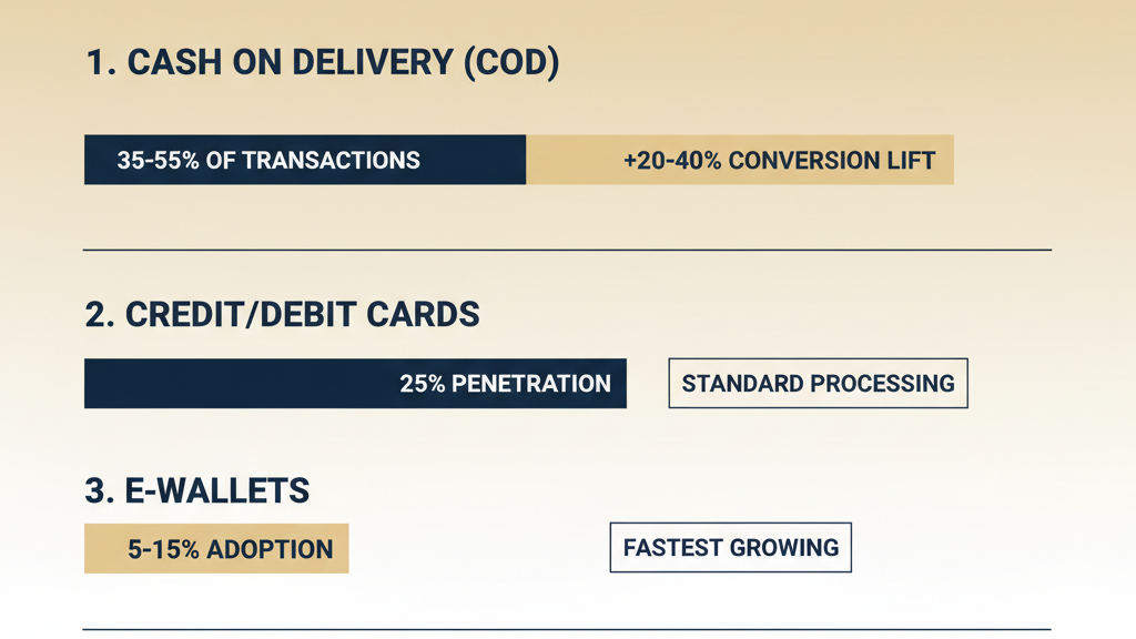 MENA Payment Methods: Adoption vs Conversion Impact