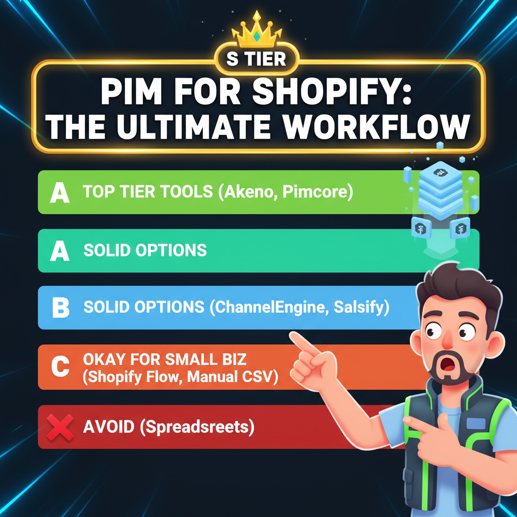 Product Information Management (PIM) for Shopify: Tools & Workflow