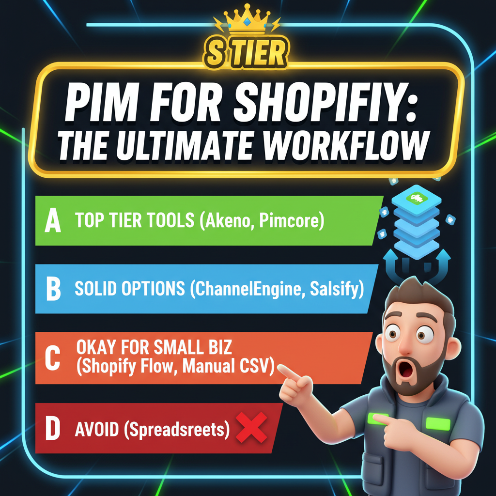 Product Information Management (PIM) for Shopify: Tools & Workflow