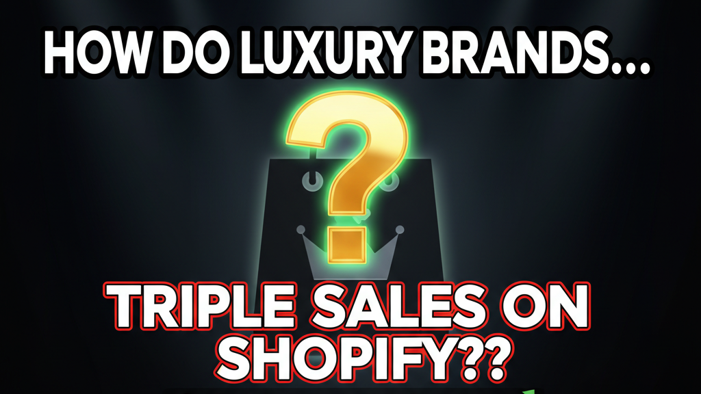 How Premium Brands Win on Shopify: Lessons from Luxury Ecommerce