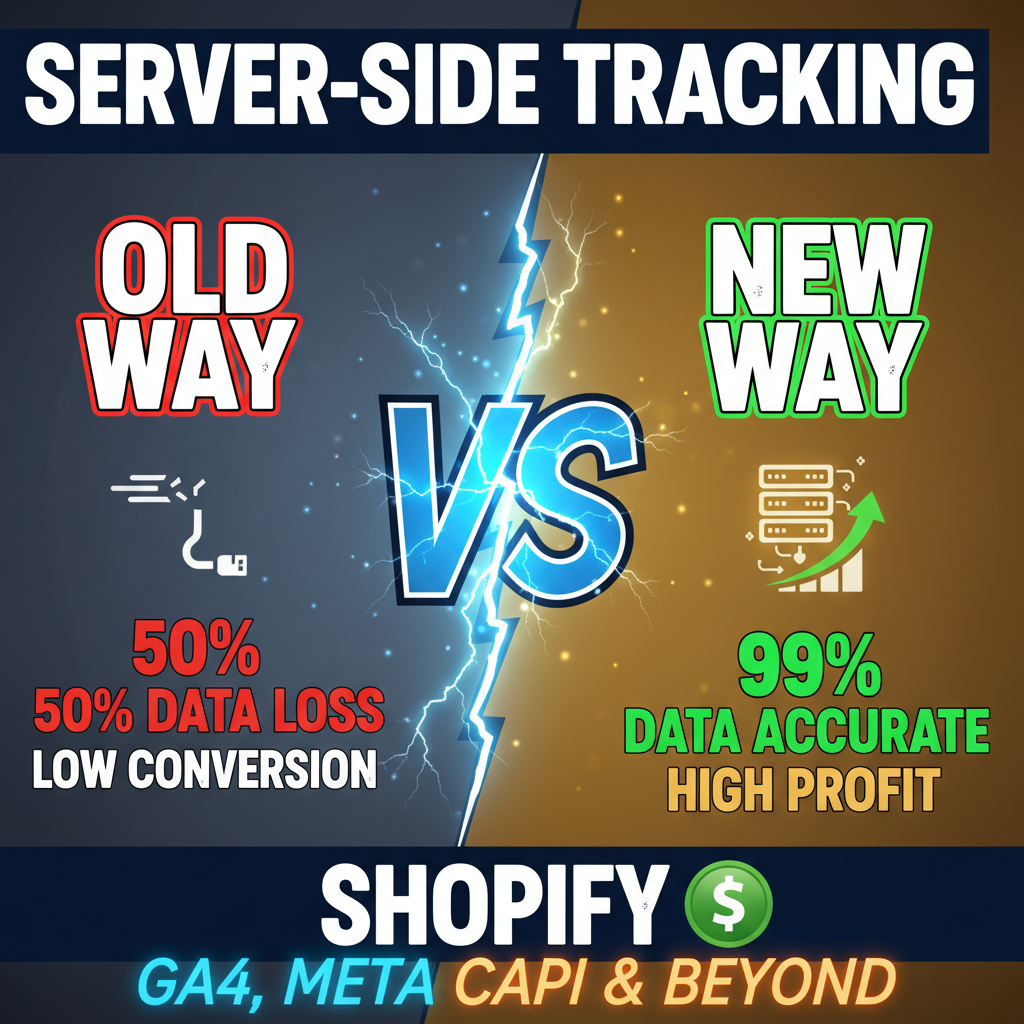Server-Side Tracking for Shopify: GA4, Meta CAPI & Beyond