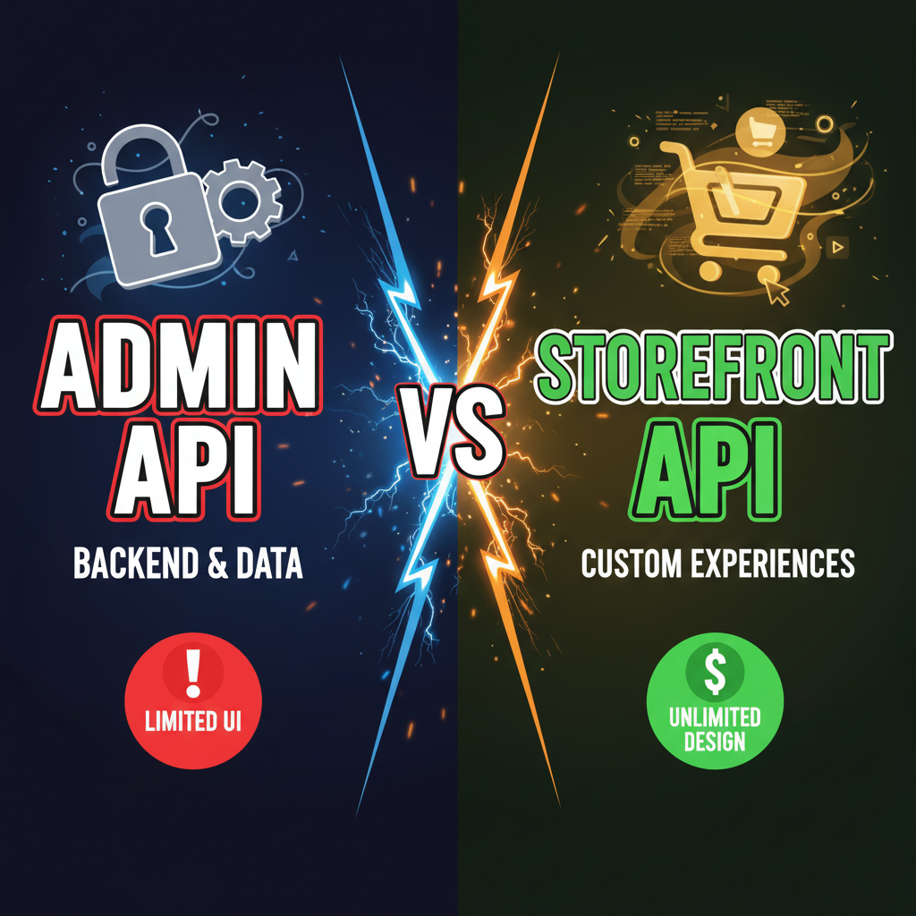 Shopify Admin API vs Storefront API: When to Use Which