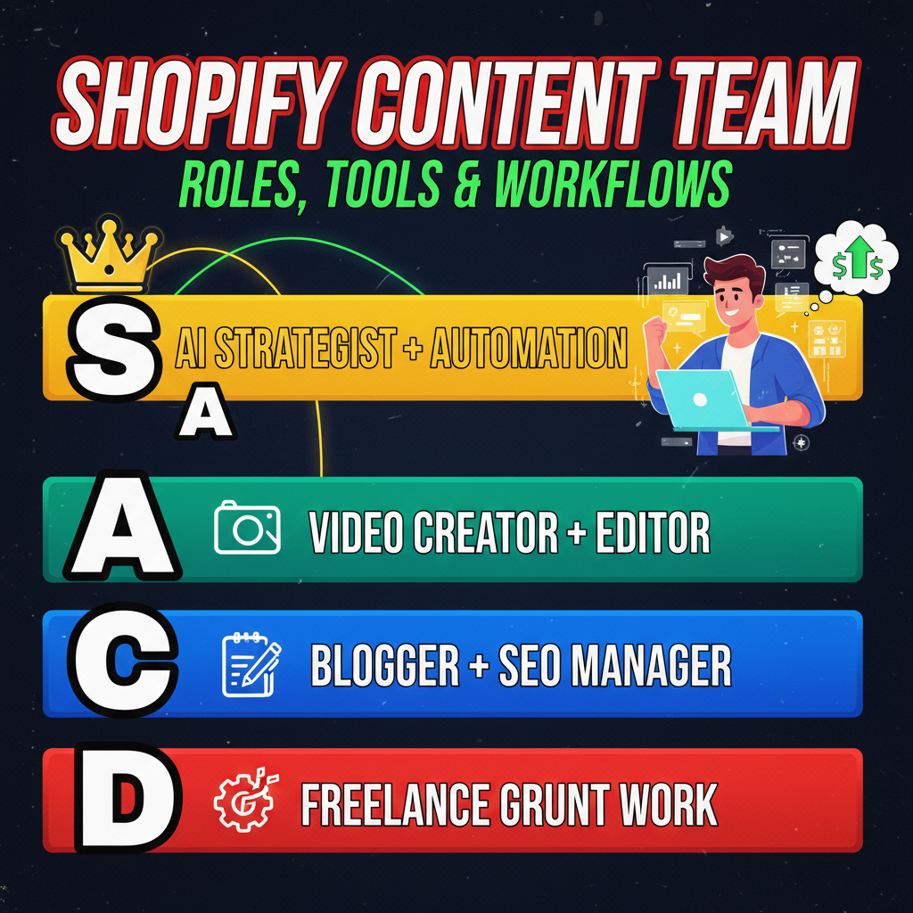 Building a Shopify Content Team: Roles, Tools & Workflows