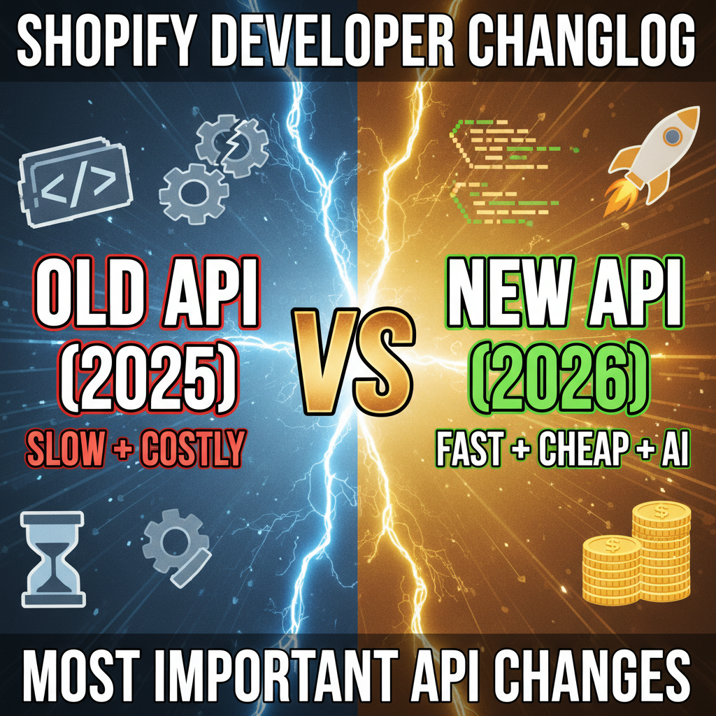Shopify Developer Changelog: Most Important API Changes in 2026