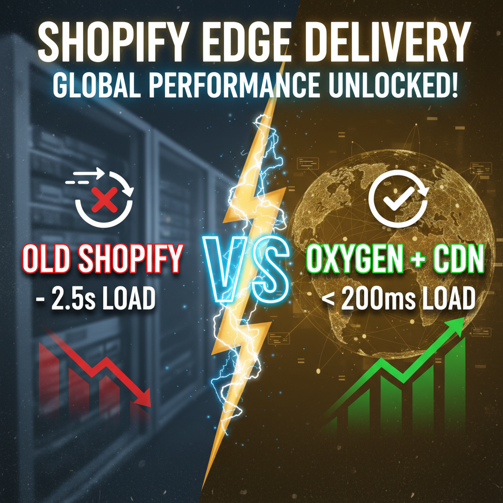 Shopify Edge Delivery: How Oxygen and CDN Improve Global Performance
