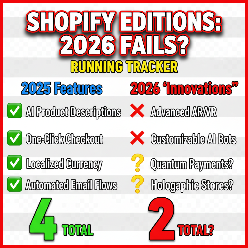 Shopify Editions: Every Feature Released in 2026 (Running Tracker)