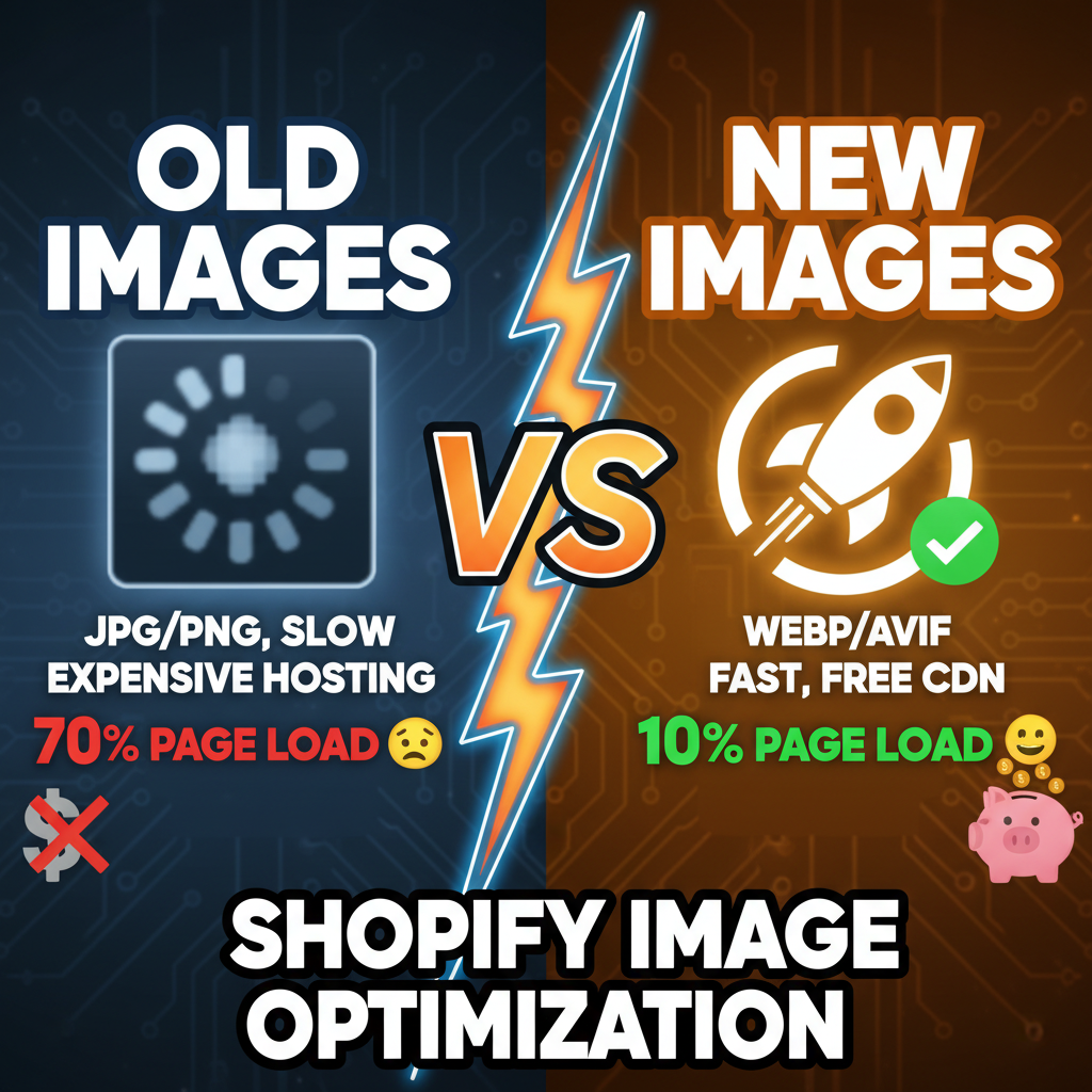 Image Optimization for Shopify: WebP, AVIF & Lazy Loading