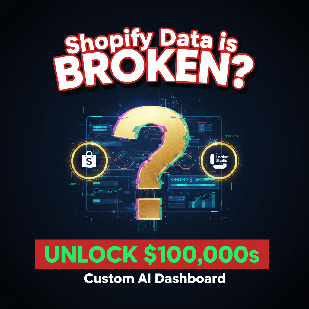 Shopify + Looker Studio: Building Custom Ecommerce Dashboards