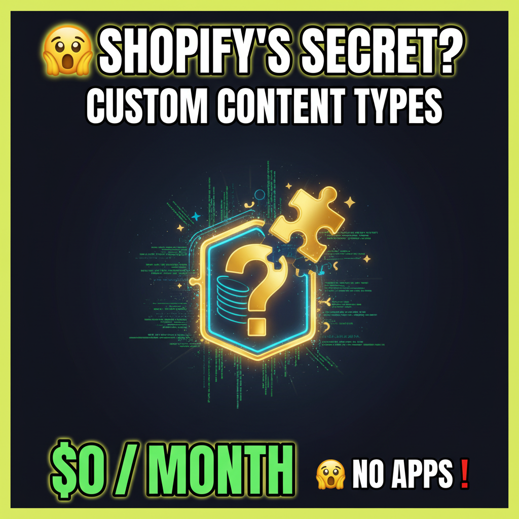 Shopify Metaobjects: Building Custom Content Types