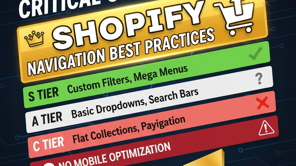 Shopify Navigation & Information Architecture Best Practices