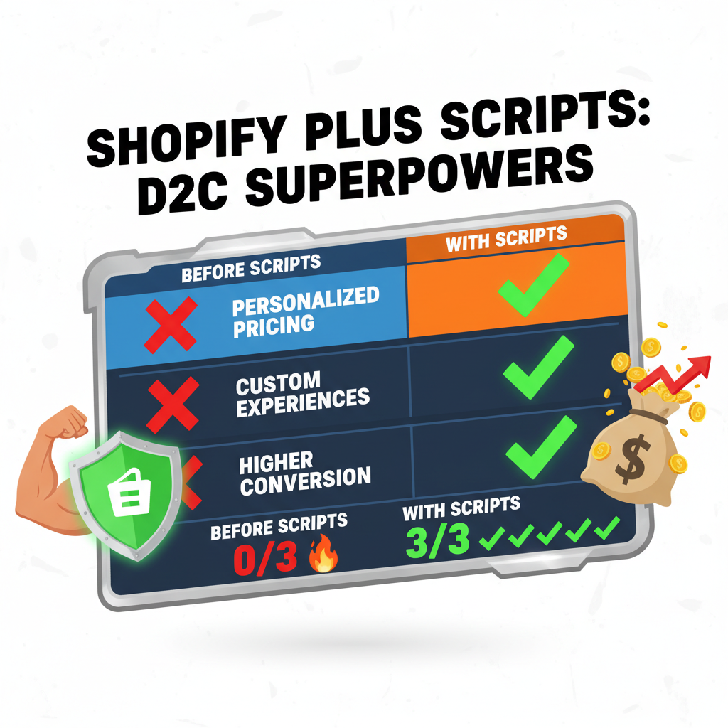 Shopify Plus Scripts for D2C: Personalized Pricing and Experiences