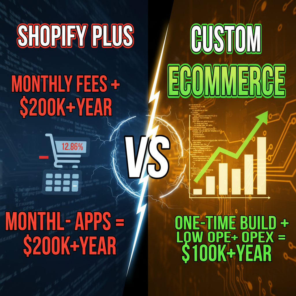 Total Cost of Ownership: Shopify Plus vs Custom Ecommerce