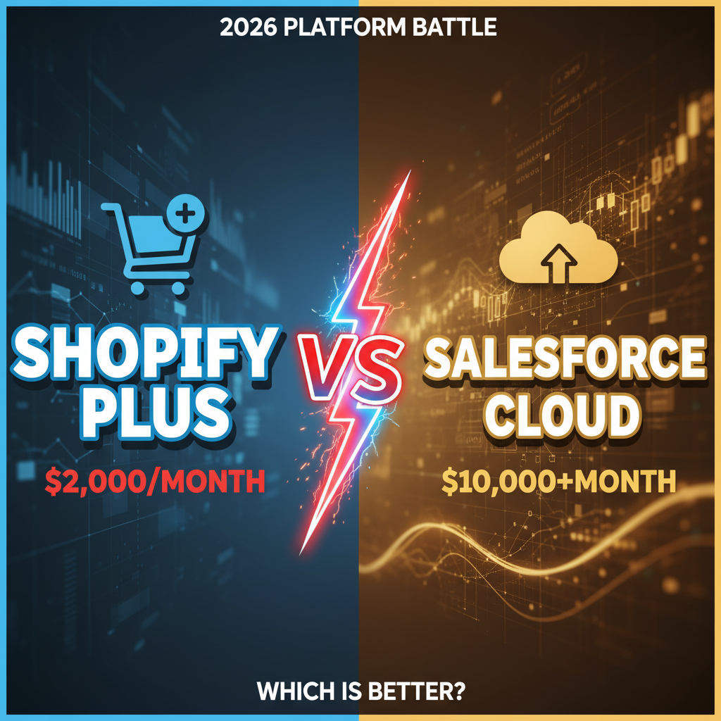 Shopify Plus vs Salesforce Commerce Cloud: 2026 Comparison