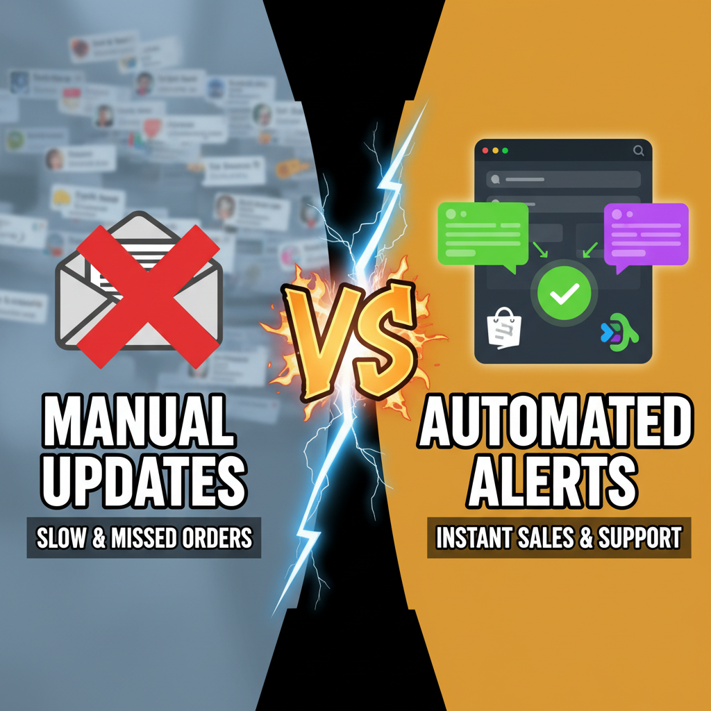 Shopify + Slack: Automated Notifications for Orders, Inventory & Support
