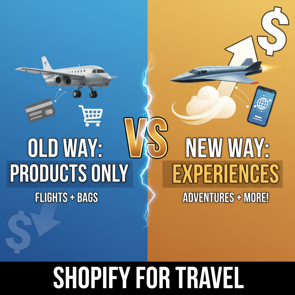 Shopify for Travel & Airlines: Commerce Beyond Physical Products