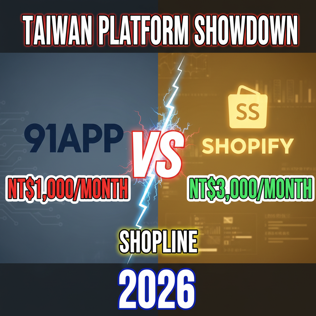 Shopify vs Shopline vs 91APP: Taiwan Platform Showdown 2026