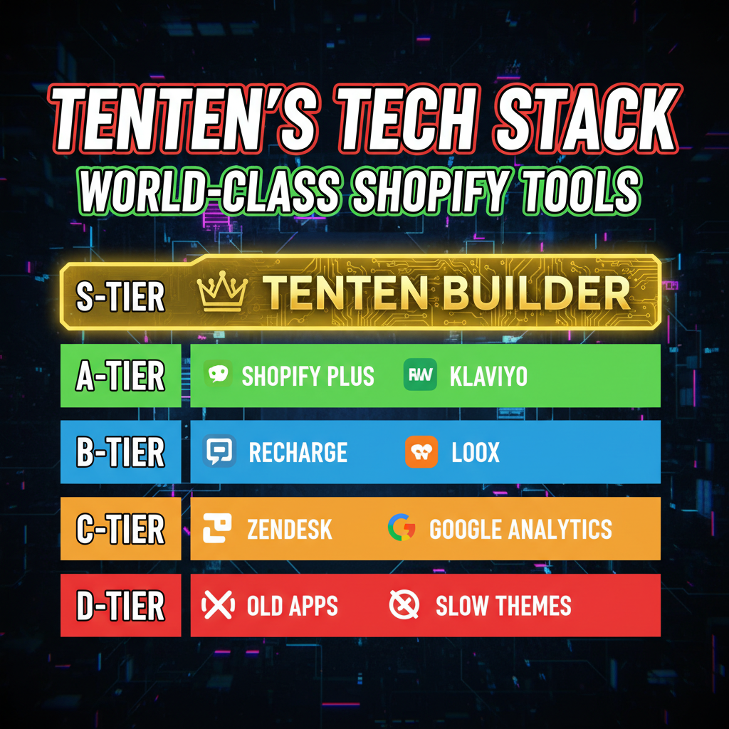 Tenten's Tech Stack: The Tools We Use to Build World-Class Shopify Stores