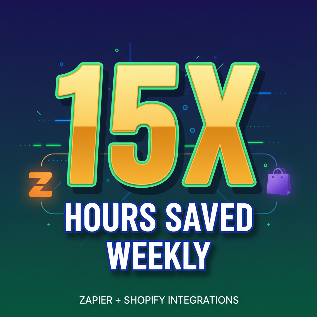 Zapier + Shopify: 15 Integrations That Save Hours Weekly
